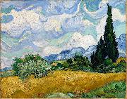 Vincent Van Gogh Wheat Field with Cypresses Spain oil painting artist